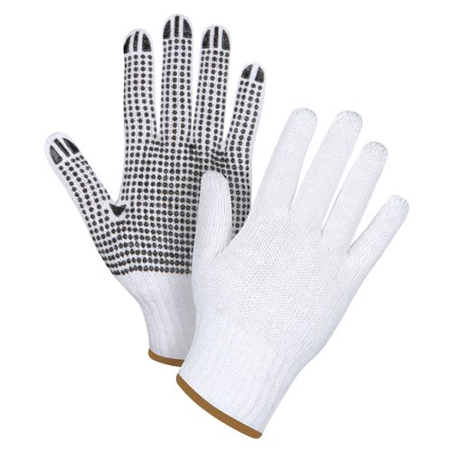 Dotted String Knit Gloves, Poly/Cotton, Single Sided, 7 Gauge, Large PB Rental Co. Ltd.
