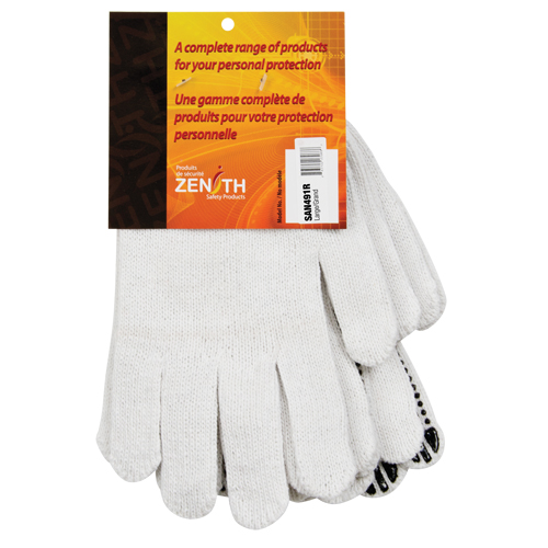 Dotted String Knit Gloves, Poly/Cotton, Single Sided, 7 Gauge, Large PB Rental Co. Ltd.