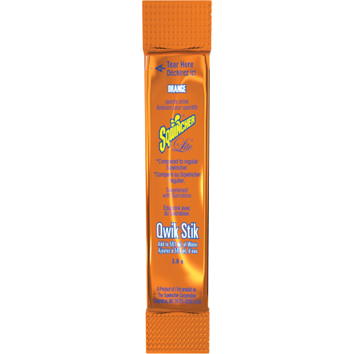 Sqwincher&reg; Boisson de r&eacute;hydratation ZERO Qwik Stik, Poudre, Orange PB Rental Co. Ltd.