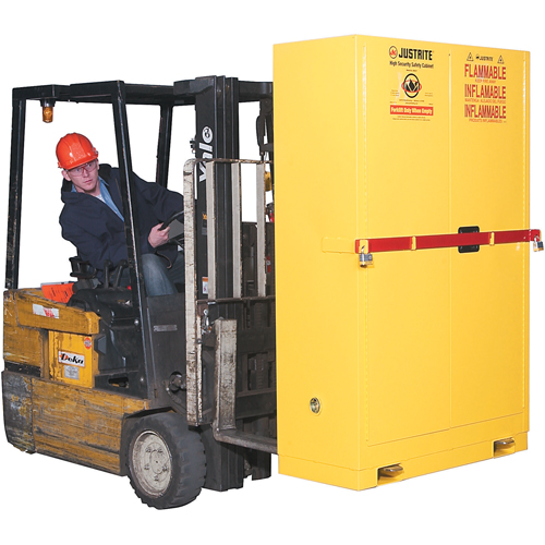 High Security Flammables Safety Cabinet with Steel Bar, 45 gal., 2 Shelves PB Rental Co. Ltd.