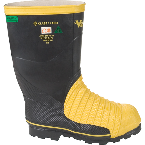 Bottes professionnelles Miner 49ER pour l'exploitation mini&egrave;re, Caoutchouc, Embout Acier, Pointure 7 PB Rental Co. Ltd.