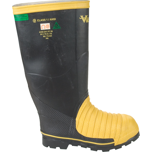 Bottes professionnelles Miner 49ER pour l'exploitation mini&egrave;re, Caoutchouc, Embout Acier, Pointure 7 PB Rental Co. Ltd.