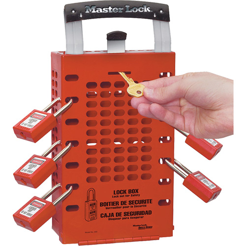 Boîtes de verrouillage Latch Tight, Rouge PB Rental Co. Ltd.