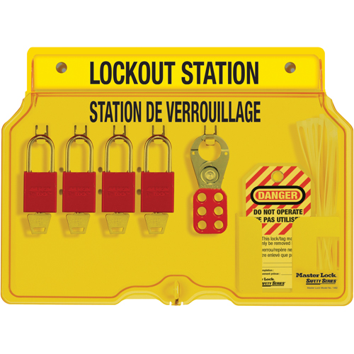 Station de verrouillage, Cadenas Aluminium, Capacit&eacute; de 4, Cadenas Compris PB Rental Co. Ltd.