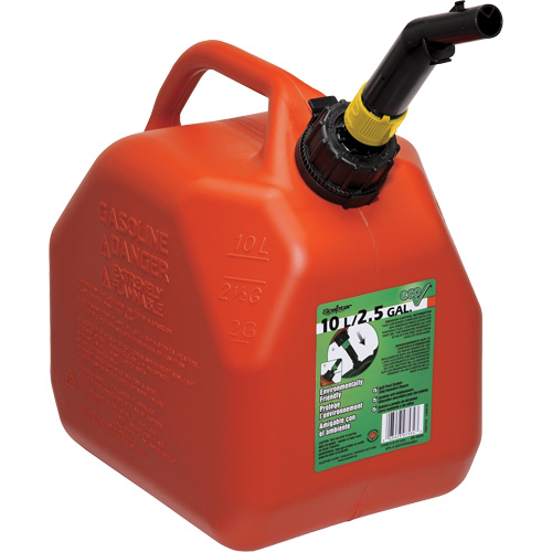 Bidons pour essence Eco, 2,5 gal. US/9,46 L, Rouge, Conformes aux normes CSA/ULC PB Rental Co. Ltd.