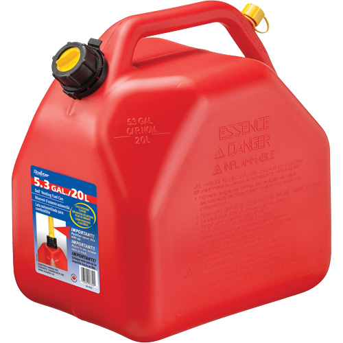 Jerricans, 5,3 gal. US/20,06 L, Rouge, Conformes aux normes CSA/ULC PB Rental Co. Ltd.
