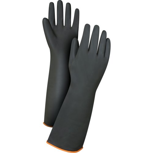 Heavyweight Chemical-Handling Gloves, Size Large/9, 18" L, Rubber Latex, 30-mil PB Rental Co. Ltd.