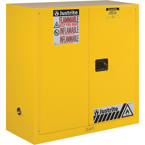 Sure-Grip&reg; Ex Flammable Storage Cabinets, 30 gal., 1 Door, 43" W x 44" H x 18" D PB Rental Co. Ltd.