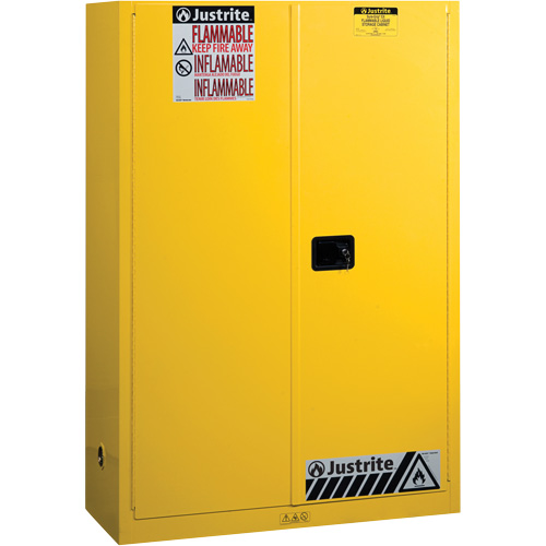 Sure-Grip&reg; Ex Flammable Storage Cabinets, 45 gal., 2 Door, 43" W x 65" H x 18" D PB Rental Co. Ltd.
