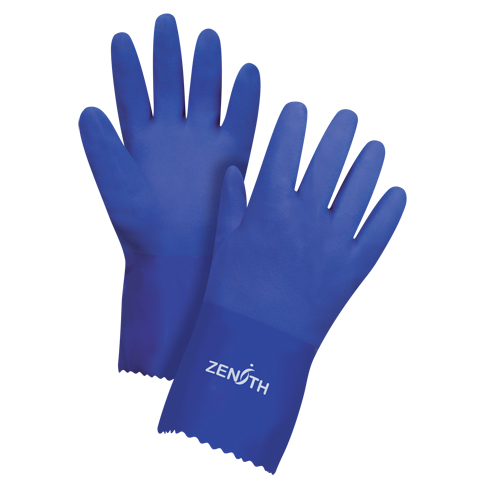 Ultra Flexible Gloves, Size X-Large/10, 12" L, PVC, Interlock Inner Lining, 45-mil PB Rental Co. Ltd.