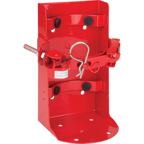 Vehicle Bracket For Fire Extinguishers, Fits 5 lbs. PB Rental Co. Ltd.