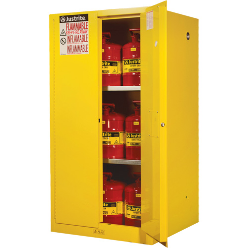 Sure-Grip&reg; Ex Flammable Storage Cabinets, 60 gal., 2 Door, 34" W x 65" H x 34" D PB Rental Co. Ltd.