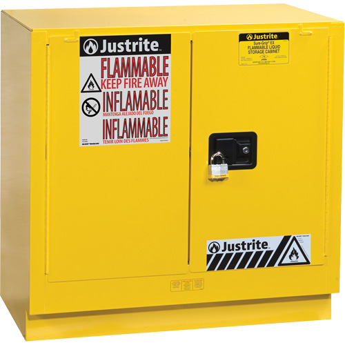 Sure-Grip&reg; EX Undercounter Flammable Safety Cabinet, 22 gal., 2 Door, 35" W x 35" H x 22" D PB Rental Co. Ltd.