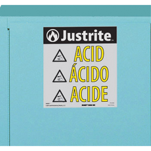 ChemCor&reg; Lined Acid/Corrosive Storage Cabinets, 22 gal., 35" x 35" x 22" PB Rental Co. Ltd.