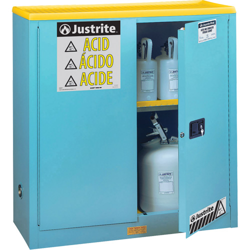 Sure-Grip&reg; Ex Acid/Corrosive Storage Cabinets, 30 gal., 43" x 44" x 18" PB Rental Co. Ltd.