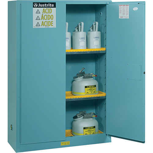 Sure-Grip&reg; Ex Acid/Corrosive Storage Cabinets, 45 gal., 43" x 65" x 18" PB Rental Co. Ltd.
