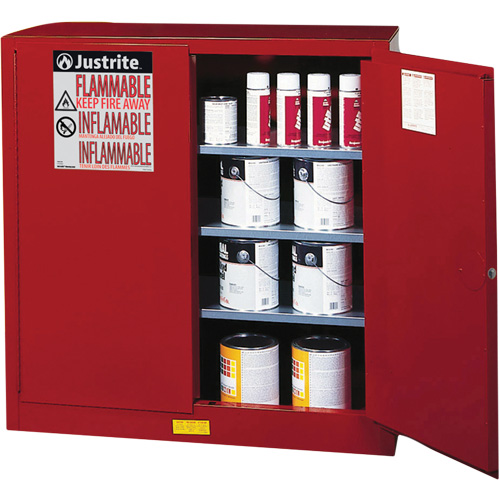 Sure-Grip&reg; EX Combustibles Safety Cabinet for Paint and Ink, 40 gal., 3 Shelves PB Rental Co. Ltd.