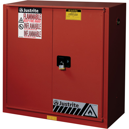 Sure-Grip&reg; EX Combustibles Safety Cabinet for Paint and Ink, 40 gal., 3 Shelves PB Rental Co. Ltd.