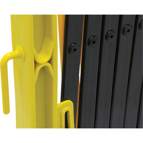 Xpandit Barricade, 36" H x 11.5' L, Black/Yellow PB Rental Co. Ltd.