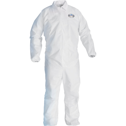 Combinaisons Kleenguard A40, Moyen, Blanc, Micropore PB Rental Co. Ltd.