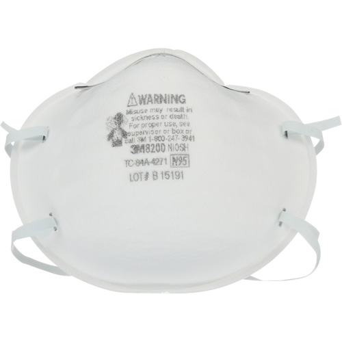 Respirateurs contre les particules 8200, N95, Certifi&eacute; NIOSH PB Rental Co. Ltd.
