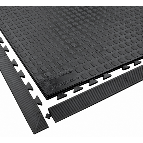 Rejuvenator Connect No. 502 Matting, Polyurethane, 3' W x 3' L, 5/8" Thick, Black PB Rental Co. Ltd.