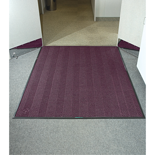 Tapis WaterHog Max Classic &agrave; motif chevrons, Essuie-pieds/grattoir, 3' x 20' x 3/8", Marron PB Rental Co. Ltd.