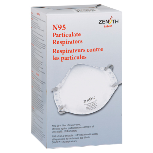 Respirateur contre les particules, N95, Certifi&eacute; NIOSH, Moyen/grand PB Rental Co. Ltd.