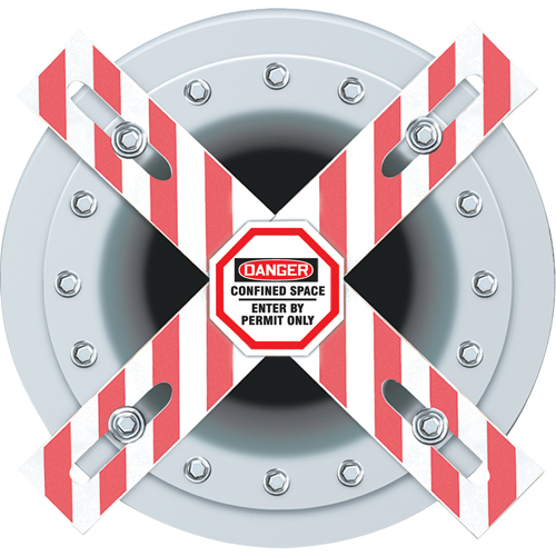 Danger Man-Way Cross Barrier PB Rental Co. Ltd.