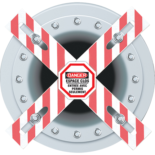 Danger Man-Way Cross Barrier PB Rental Co. Ltd.