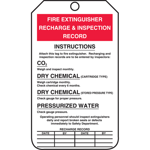 &eacute;tiquettes de s&eacute;curit&eacute; d'inspection et de contr&ocirc;le de l'&eacute;tat de l'&eacute;quipement, Plastique, 3-3/8" la x 5-7/8" h, Anglais PB Rental Co. Ltd.