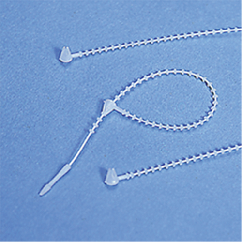 Options de finition pour &eacute;tiquettes - attaches en billes de nylon PB Rental Co. Ltd.