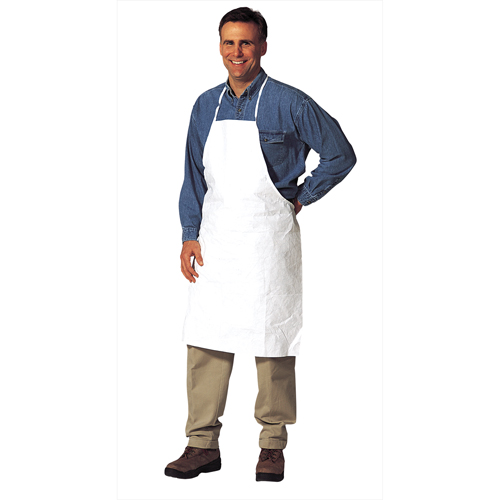 Tablier, Tyvek 400, Blanc, 28" la x 36" lo PB Rental Co. Ltd.