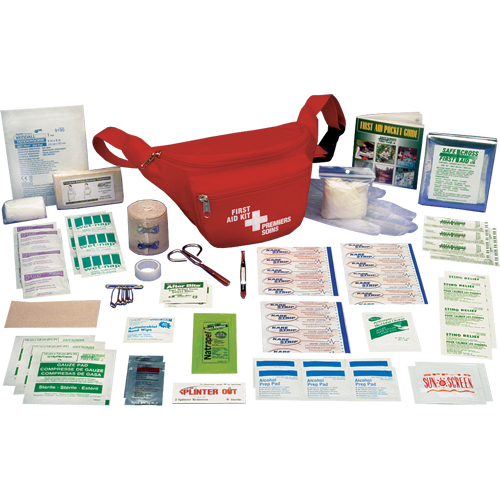 Trousses de premiers soins pour randonneur p&eacute;destre, Dispositif m&eacute;dical Classe 1, Sac en nylon PB Rental Co. Ltd.