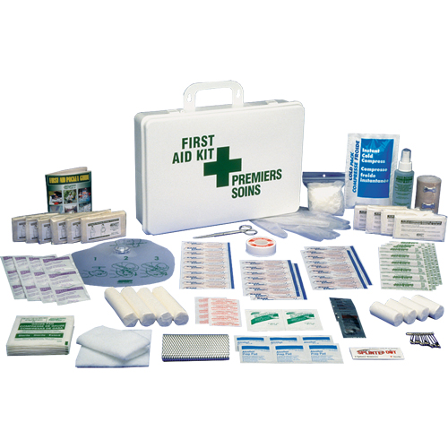 Trousses de premiers soins standards pour le bureau, Dispositif m&eacute;dical Classe 1, Boîte en plastique PB Rental Co. Ltd.