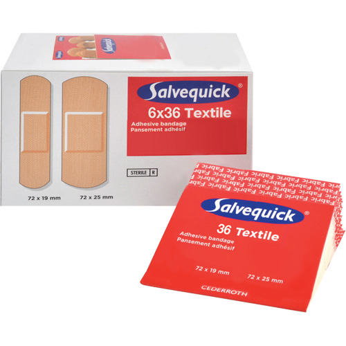 Syst&egrave;mes de distribution de bandages Salvequick - recharges st&eacute;riles, Rectangulaire/carr&eacute;e, Tissu, St&eacute;rile PB Rental Co. Ltd.