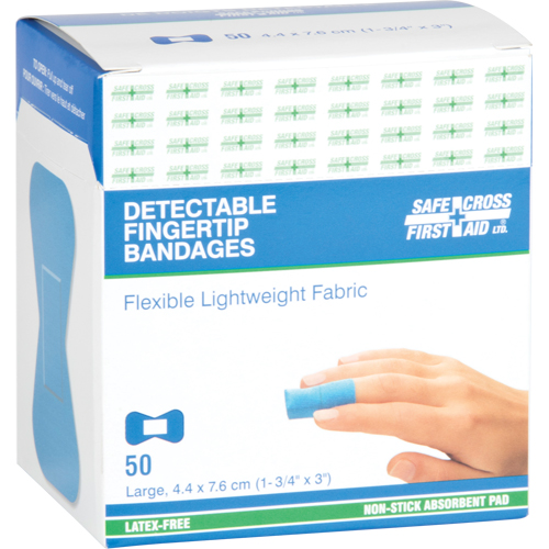 Bandages, Fingertip, 3", Fabric Metal Detectable, Sterile PB Rental Co. Ltd.