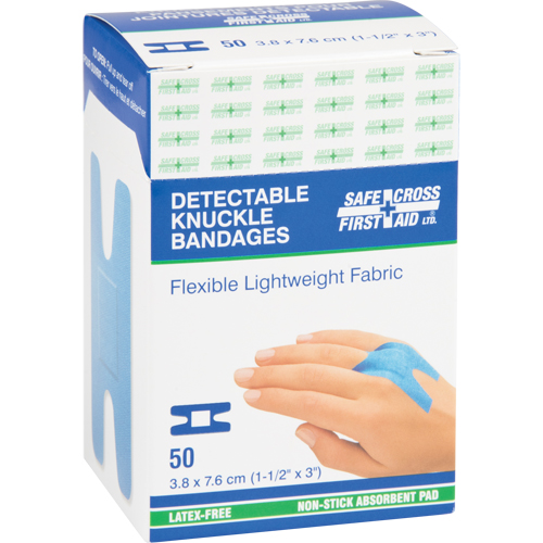 Bandages, Jointures, 3", Tissu d&eacute;tectable, St&eacute;rile PB Rental Co. Ltd.