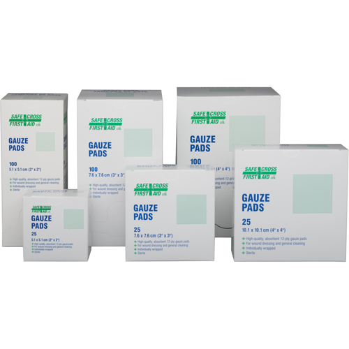 Gauze , Pad, 4" L x 4" W, Sterile, Medical Device Class 1 PB Rental Co. Ltd.
