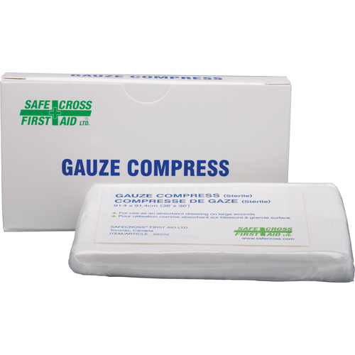 Gauze Compress, Pad, 36" L x 36" W, Sterile, Medical Device Class 1 PB Rental Co. Ltd.