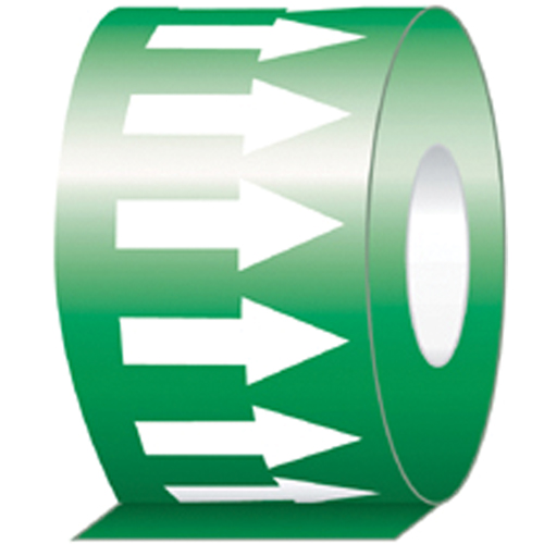 Directional Flow Arrow Tapes, 108', White on Green PB Rental Co. Ltd.