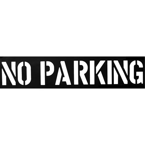 Parking Lot Stencils, English, 12" PB Rental Co. Ltd.