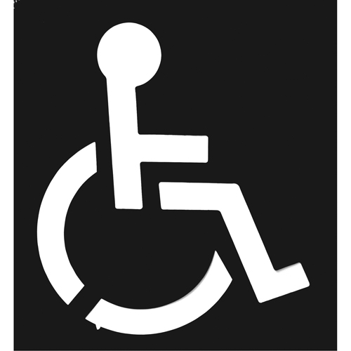 Parking Lot Stencils, English, 37" x 43" PB Rental Co. Ltd.