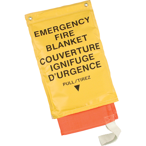 Couvertures ignifuges d'urgence, Fibre de verre, 72"lo x 72"la PB Rental Co. Ltd.