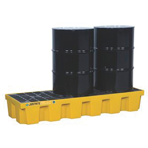 EcoPolyBlend Spill Control Pallets - Without Drain, 75 US gal. Spill Capacity, 73" x 25" x 11.6" PB Rental Co. Ltd.