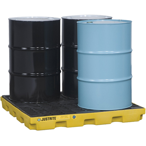 EcoPolyBlend Accumulation Centers, 49 US gal. Spill Capacity, 49" x 49" x 5.5" PB Rental Co. Ltd.