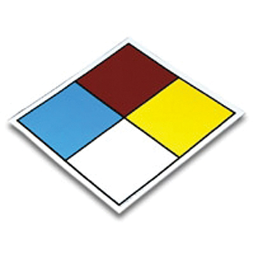 Plaque-&eacute;tiquette de s&eacute;curit&eacute; de la NFPA, vierge, Vinyle PB Rental Co. Ltd.