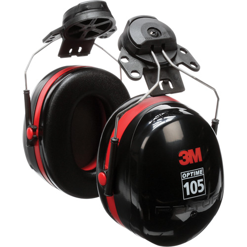 Serres-t&ecirc;tes de s&eacute;rie Peltor Optime 105, Fixation pour casque, 27 NRR dB PB Rental Co. Ltd.
