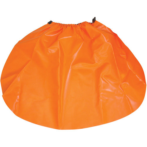 Hard Hat Rain Shield, One Size, Orange, Nylon/PVC PB Rental Co. Ltd.