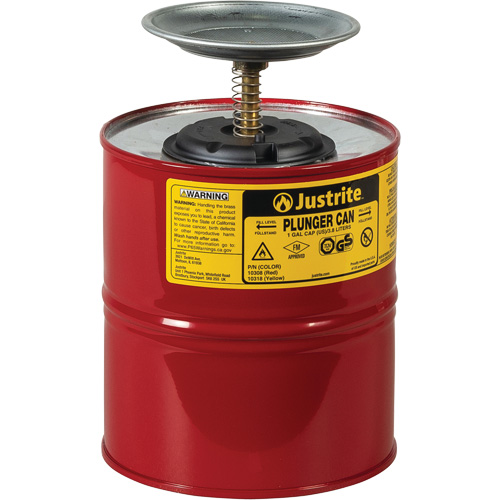 Plunger Cans, 1 US gal. Capacity PB Rental Co. Ltd.